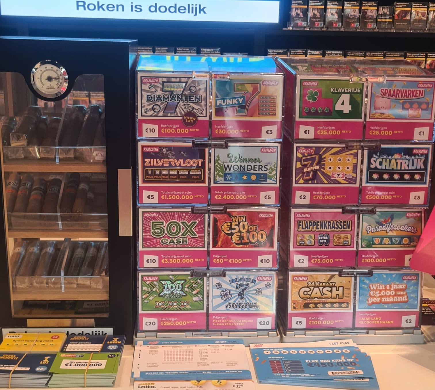 Store front from outside
